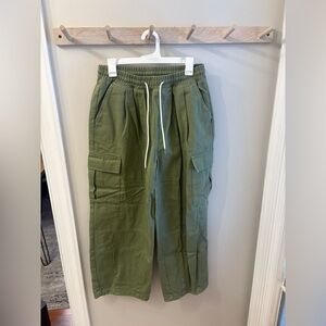 BDG Olive Green Cargo Pants with Drawstring